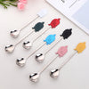 Buyer Star Creative Colorful Spoon Stainless Steel Coffee Tea Spoon