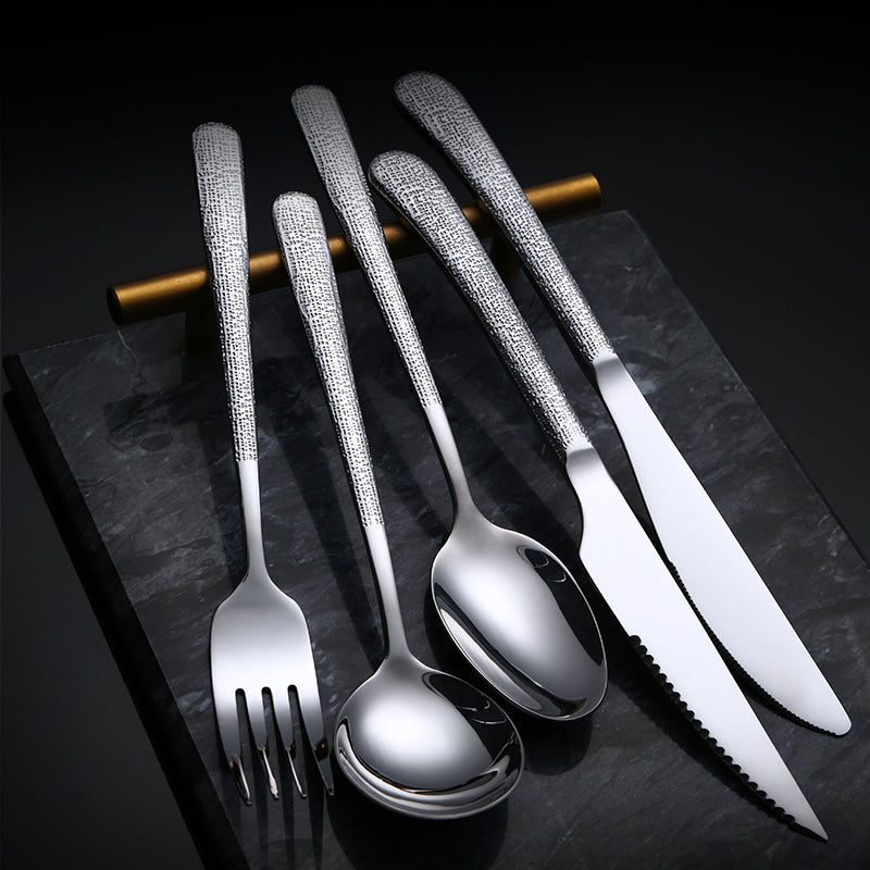 Factory Price Luxury Cutlery Cutlery set Tableware Stainless Steel Restaurants Flatware Sets Customized