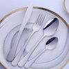 Wholesale Restaurant Hotel Luxury Dinner Spoons And Forks Silverware Set Stainless Steel Cutlery