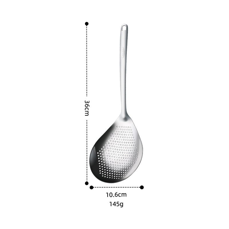 Buyer Star Practical Frying Spoon Sichuan Pepper Design 304 Stainless Steel Sieve Spoon