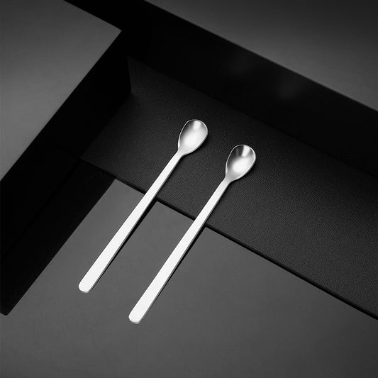 4Pcs Mini Dinner Spoons Set Spoons Silverware, Stainless Steel Spoon Mirror Polished Tablespoon