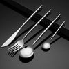 Portugal 4pcs Stainless Steel Flatware Set  Cutlery Set Knife Fork Spoon for Hotel & Party