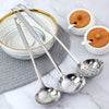 Wholesale Cheap Chinese 410 Stainless Steel Long Handle Hot Pot Soup Spoon