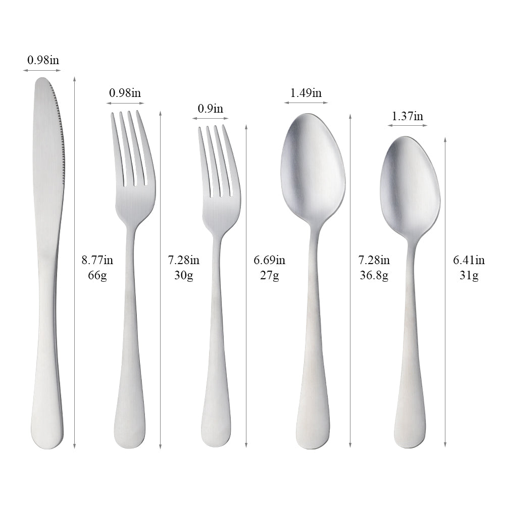 China Factory Cutlery Set Kitchen Morden Stainless Steel Flatware Sets For Wedding