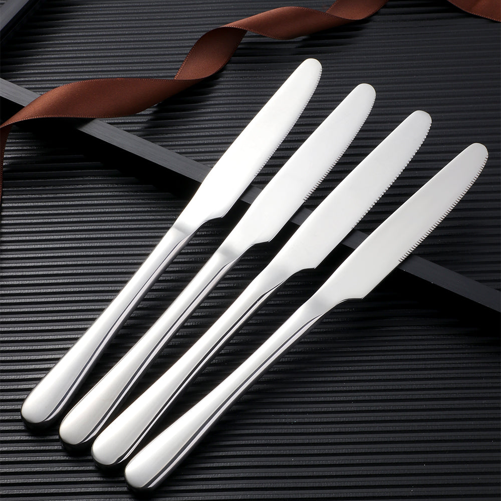 Wholesale Cheap Price High-grade stainless steel Tableware reusable cutlery set for restaurant hotel