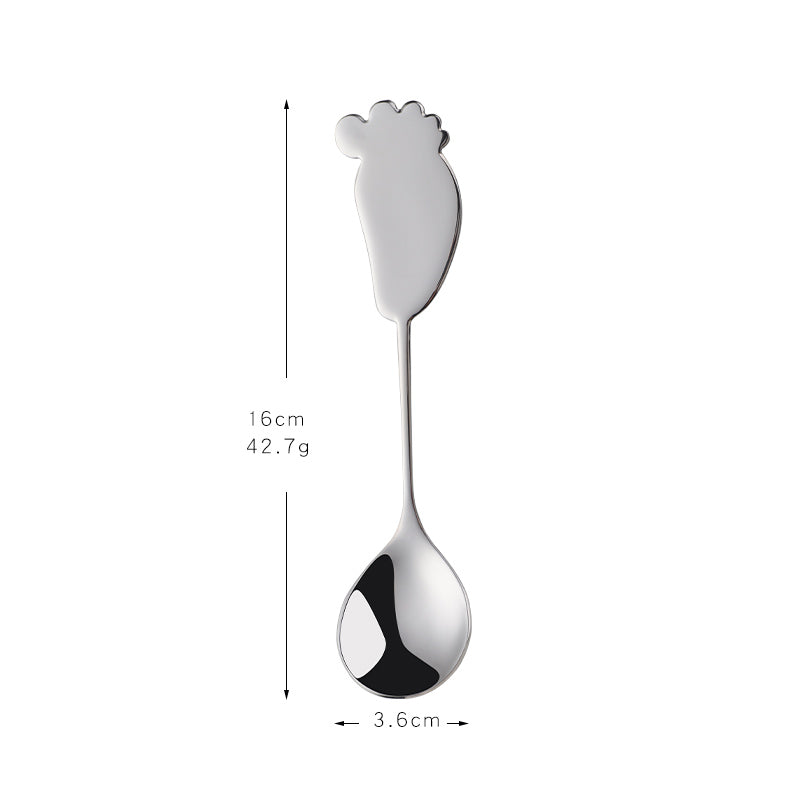 Buyer Star Wholesale Custom Creative Coffee Tea Stainless Steel 18/10 Titanium Spoon