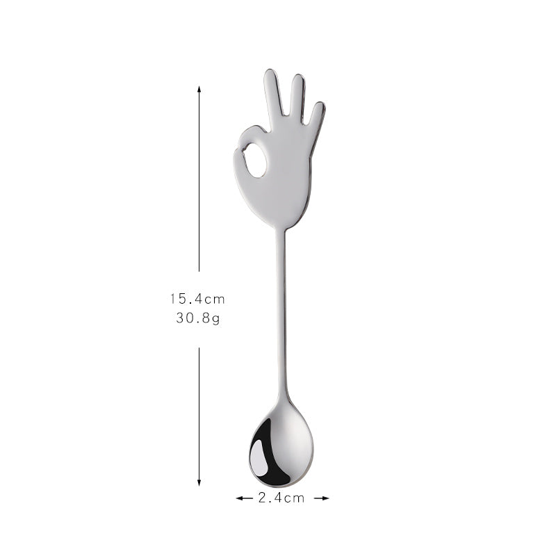 Buyer Star Wholesale Custom Creative Coffee Tea Stainless Steel 18/10 Titanium Spoon