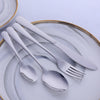 Wholesale Restaurant Hotel Luxury Dinner Spoons And Forks Silverware Set Stainless Steel Cutlery