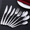 Amazon Hot Sale Stainless Flatware Luxury Gold Cutlery Dishwasher Acceptable
