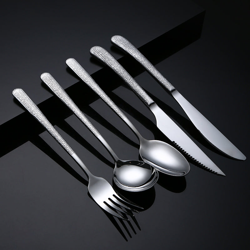 Factory Price Luxury Cutlery Cutlery set Tableware Stainless Steel Restaurants Flatware Sets Customized