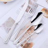 Buyer Star Stainless Steel Flatware Set Spoon and Fork Set Stainless Cutlery for Restaurant Hotel