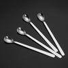 4Pcs Mini Dinner Spoons Set Spoons Silverware, Stainless Steel Spoon Mirror Polished Tablespoon