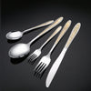 Buyer Star Silver Tableware Luxury Stainless Steel Cutlery Flatware Set