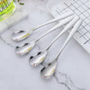 Watermelon spoon short handle coffee ice drink stirring spoon stainless steel