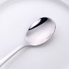 Stainless Steel 18/10 Tableware Color plated White Handle Kids Children Cutlery Set