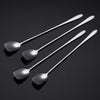 Long Handle Mixing Spoons Iced Teaspoons Ice Cream Spoon Stainless Steel Cocktail Stirring Spoons