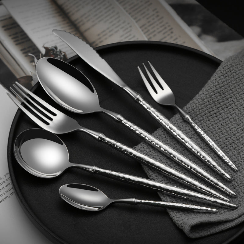 Very Heavy Hot Selling Classic Style High Quality Food Grade 304 Stainless Steel Tableware Cutlery Sets