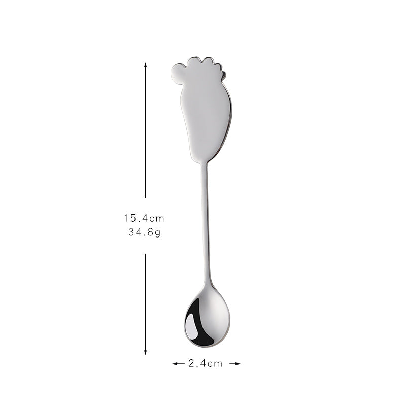 Buyer Star Wholesale Custom Creative Coffee Tea Stainless Steel 18/10 Titanium Spoon