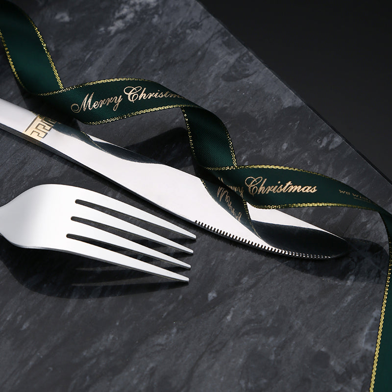 Luxury Quality Mirror Polish Stainless Steel Cutlery for Party Western Tableware