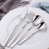 Amazon Hot Sale Stainless Steel Cutlery Set V Shape with Elegant Packing