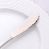 Stainless Steel 18/10 Tableware Color plated White Handle Kids Children Cutlery Set