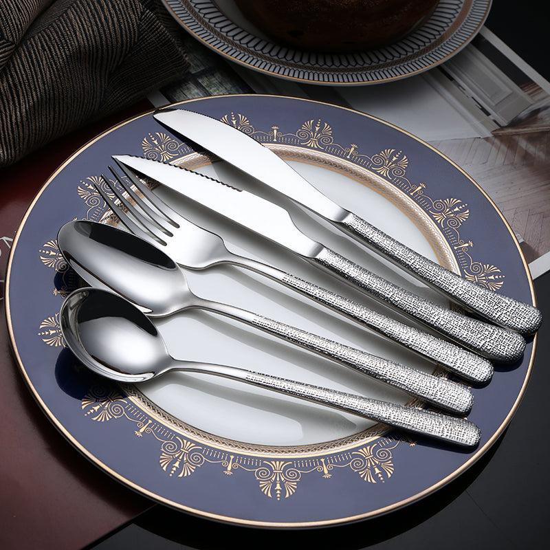 Factory Price Luxury Cutlery Cutlery set Tableware Stainless Steel Restaurants Flatware Sets Customized