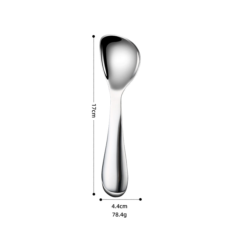 Custom Logo Wedding Metal Silver Ice Cream Spoon Small Spoons Cutlery Sets Stainless Steel Flatware