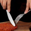 OEM  Metal Silver Stainless Steel Tableware Eco Friendly High Quality Cutlery Set
