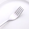 Stainless Steel 18/10 Tableware Color plated White Handle Kids Children Cutlery Set