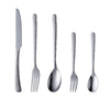 Buyer star Design Dinnerware Set Food Grade Silver Stainless Steel Tableware Cutlery Set For Home Restaurant