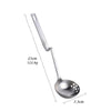 6/7cm Z-shaped integrated spoon drain Metal Stainless Steel Soup Spoon for Chafing Dishes Hot Pot Spoon