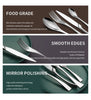 Luxury Korean Style Stainless Steel Bubble Cutlery Set Texture Pattern Gold Plated Flatware Set Spoon Fork Knife Set