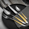 Hot Sale Restaurant Stainless Steel Spoon Fork Knife Cutlery Sets For Wedding