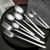 Wholesale Korean Style Stainless Steel Restaurant Cutlery Set Spoon Fork