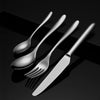 High Demand Products Simple and Refined Taste Stainless Steel Black Cutlery Dinnerware