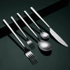 stainless steel silvery SUS 410 flatware sets luxury high quality stainless steel cutlery set