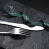 4PCS Stainless Steel Spoons Fork and Knife Set Hotel Restaurant Cutlery in Flatware Set