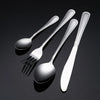 4PCS Stainless Steel Spoons Fork and Knife Set Hotel Restaurant Cutlery in Flatware Set