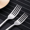 New High Quality Stainless Steel Silverware Set 5 pcs Spoons Forks and Knives Wedding Gold Flatware for Events Gift