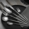 Very heavy Hot selling classic style high quality food grade 304 stainless steel tableware cutlery sets