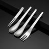 Supermarket Gold Spoon Set Stainless Steel Cutlery Set Service For 4