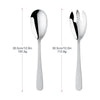 Special Salad Spatula Stainless Steel Snake Skin Fork Spoon For Wedding Hotel Banquet Tableware Sets