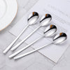 Commercial stainless steel spoon 4pcs Restaurant stew soup spoon stainless steel spoon