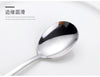 Commercial stainless steel spoon 4pcs Restaurant stew soup spoon stainless steel spoon