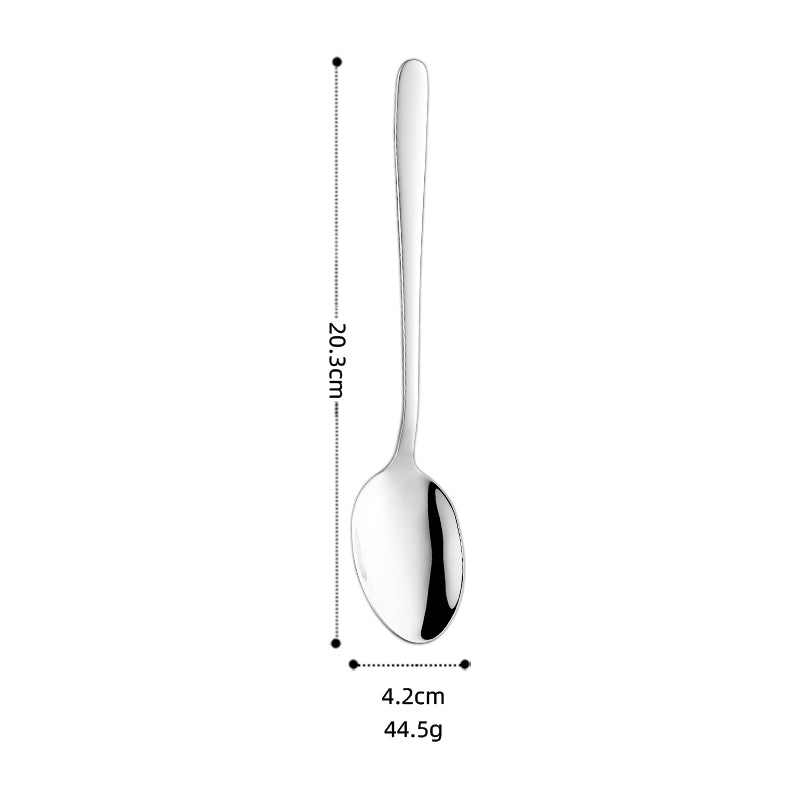 Amazon Hot Sale Silver Cutlery Set Knife Fork and Spoon  with Elegant Packing