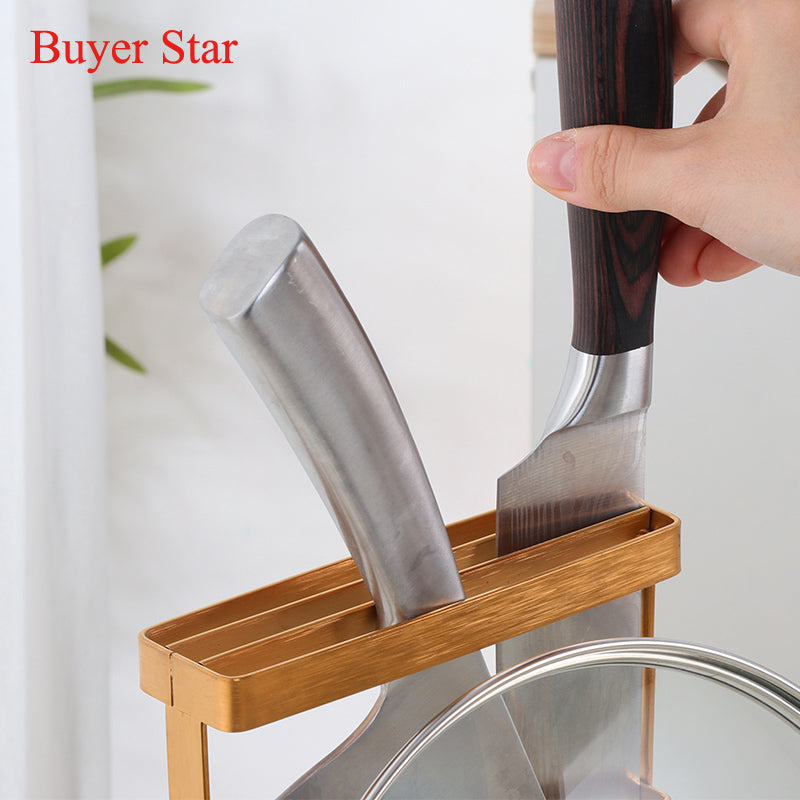 Standing Type Kitchen Rack Stainless Steel Knife Rack Drying Holder Rack 5 Piece/Pieces(Min. Order)