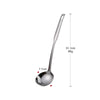 Wholesale Cheap Chinese 410 Stainless Steel Long Handle Hot Pot Soup Spoon