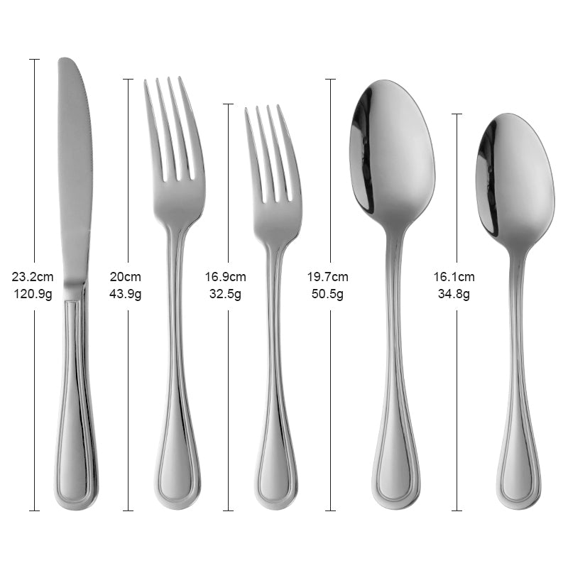 Wedding 18/10 high quality cutlery sets Stainless steel gold Flatware Sets  10 Set/Sets(Min. Order)