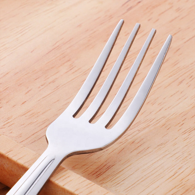 Outdoor Portable Stainless Steel Picnic Knife Fork Spoon Camping Dinnerware Set Tableware Set