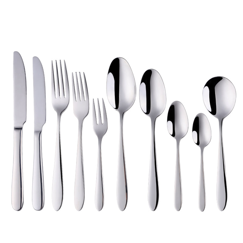 Outlet store  High Quality Stainless Steel reusable Cutlery Set For Hotel Banquet